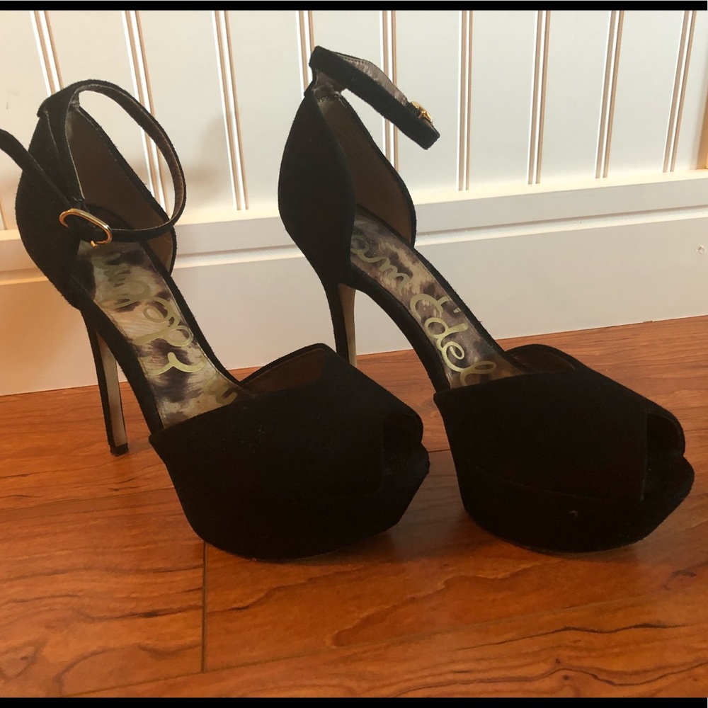 Sam Edelman Platform Ankle Strap Heels